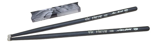 Baquetas Vic Firth Edición Firma Brillante Steve Gadd Negro