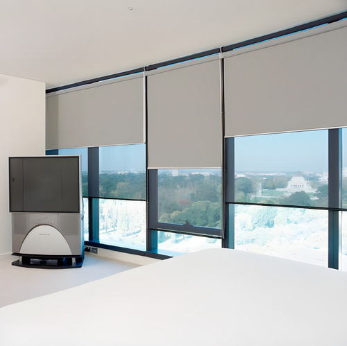 Cortina Rolo Blackout 2,60 L X 1,90 A 100% Blecaute 0% Luz