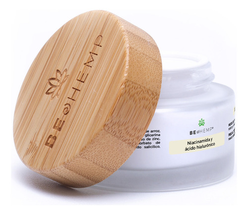 Crema Facial Día Niacinamida y Ácido Hialurónico 50g SPF 15 Hidratación, Luminosidad y Protección Solar
