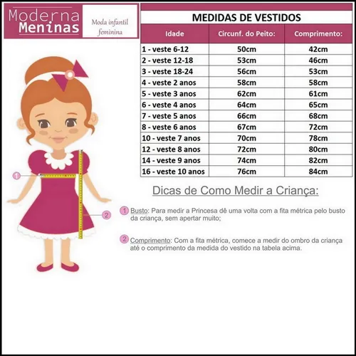 Vestido da luna 1 ano 2025