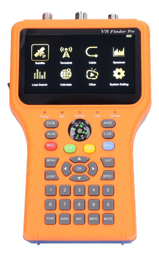 Tela Lcd De 4,3 Polegadas Dish Signal Finder V8 Pro2 Fta S2x