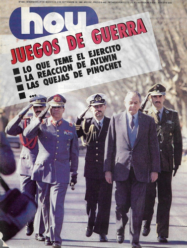 Revista Hoy 684 / 2 Septiembre 1990 / Juegos De Guerra