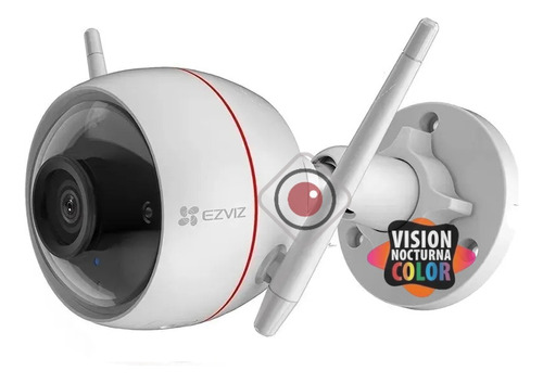 Camara Wifi Ezviz 4mp 2k Exterior Audio Sirena Color Noche