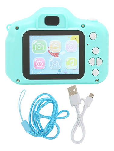 Cámara Digital Para Niños Con Pantalla Ips De 2.0 Pulgadas M