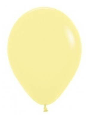 Globos Color Amarillo Pastel Deco Cumple 12 Pulgadas X 10  