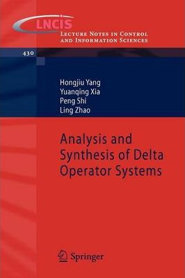 Libro Analysis And Synthesis Of Delta Operator Systems - ...