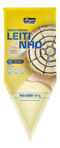 Recheio Forneável Leite Ninho Bag 1,01kg Alispec