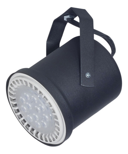 Spot Cabezal Techo Tipo Teatro C/ Lampara Led Ar111 12w 