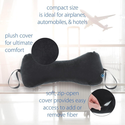 Almohada Soporte Cervical Core Products Sleep Log - Negro