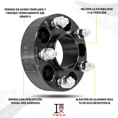 Imagen 7 de 10 de Kit Espaciadores Ford F150 Lobo 04/2014 1.5 Pulgadas 6/135