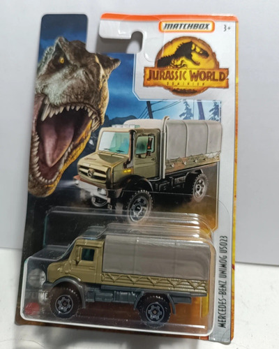 Camión Matchbox - Mercedes Benz Unimog - Jurassic World 