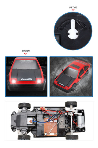 Carrito De Coche Drift 4x4 Con Mando A Distancia, Ruedas Adi