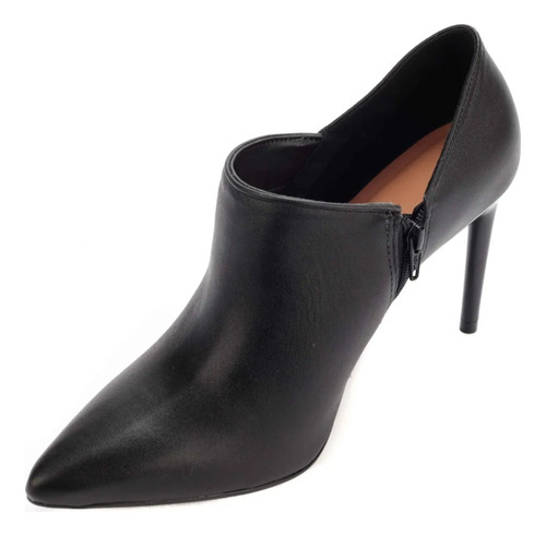 Imagen 4 de 10 de Zapato Bota Botineta Clasico Taco Fino Moda Vizzano 1344-101