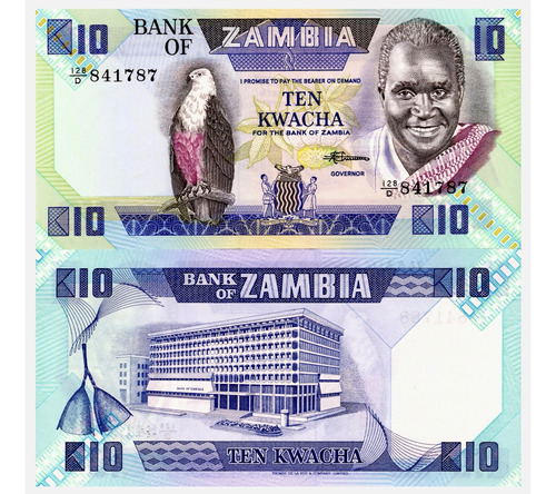 Zambia - 10 Kwacha - Año 1980 (1988)