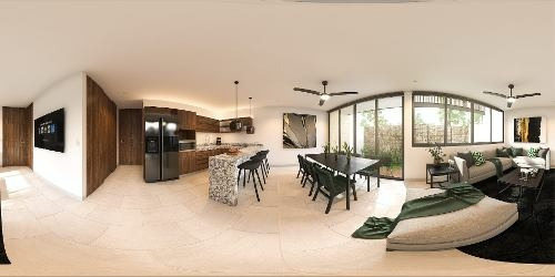 Imagen 6 de 6 de Departamento Con Jardín Privado En Temozón Nte