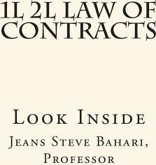 Libro 1l 2l Law Of Contracts : Look Inside - Jeans Steve ...
