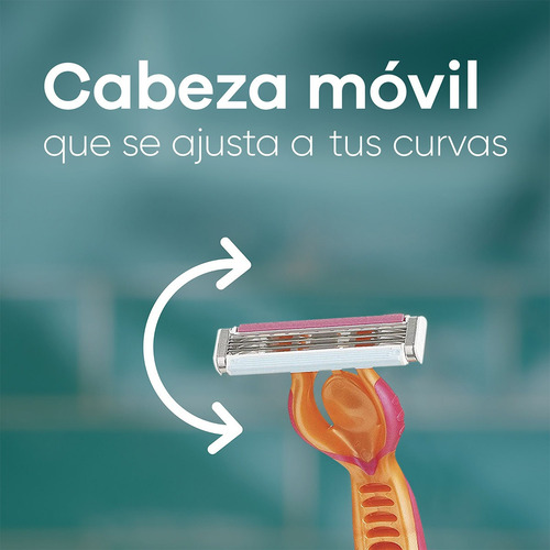 Rastrillo Gillette Venus Simply3 + 2 Repuestos Para Depilar