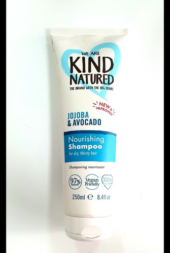 Shampoo Vegano Kind Natured Jojoba Avocado Nutricion 