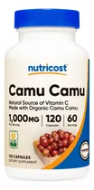 Comprar Suplemento Nutricost Camu Camu 1000 Mg 120 Cápsulas Con 200 
