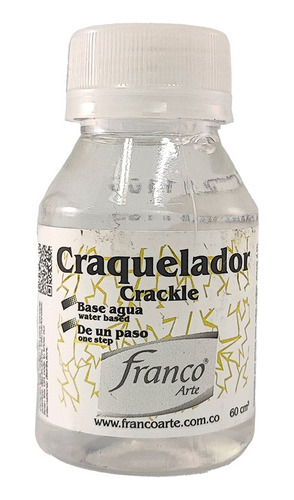 Craquelador Franco Arte Base Agua X 60 Ml 