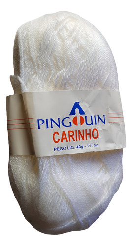 Combo 5 Ovillos 40 G Para Bebé Pingouin Carinho Blanco