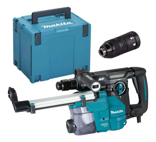 Rotomartillo Mandril Rápido Aspirado 1050w Makita Hr3012fcwj