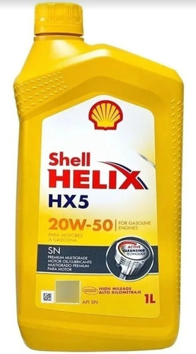 Aceite Shell 20w50 Mineral Galón 4 Litros Importado