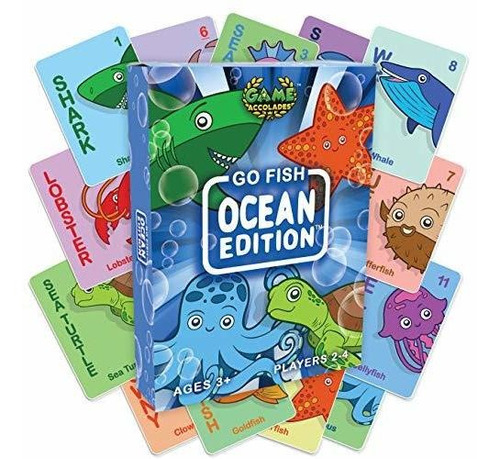 Game Accolades - Go Fish - Ocean Edition Card Game - A Part