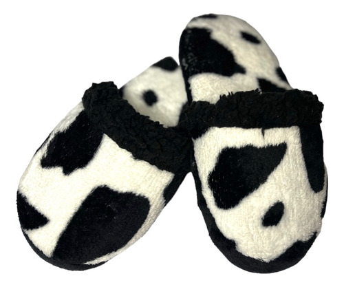 Pantuflas Vaquita Pinta Slippers De Descanso Tematica Cow