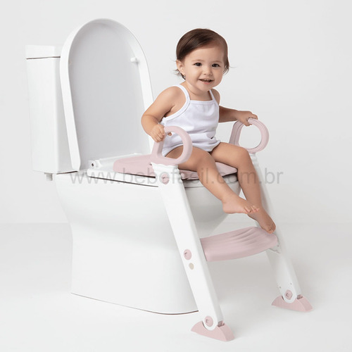 Redutor De Assento Infantil Com Escada Rosa 12m+ Buba