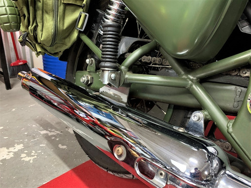 Imagem 9 de 17 de Royal Enfield Green Battle 500 Classic Verde 13 Mil Km 2017