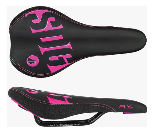 Asiento Ciclismo Montaña Sdg Fly Junior Steel Rosa Peso 270g