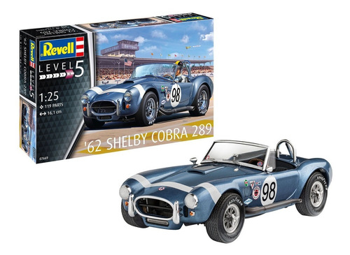 Shelby Cobra 289 62´ Carroll Shelby Escala 1/25 Revell 07669