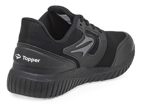 Imagen 3 de 9 de Zapatillas Topper Fast Negro Running 9770