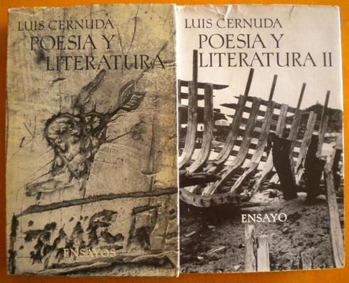 Cernuda Luis / Poesía Y Literatura I Y Ii (2 Vols.) / 1 Era