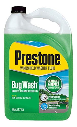 Líquido Limpiaparabrisas Prestone As657 Bug Wash, 128 Onzas 