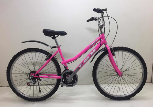 Bicicleta Dama Campera Canasta Aro 24 18v Componentes Taiwan