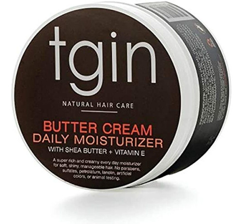 Tgin Butter Cream Crema Hidratante Diaria Para Cabello Natur