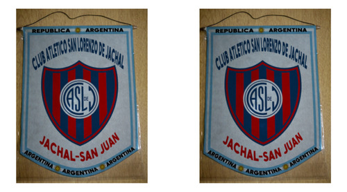 Banderin Mediano 27cm San Lorenzo De Jachal