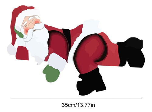 Af Decoração De Cerca De Natal Peeping Tom De 2 Peças