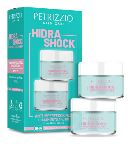 Set De Cremas Hidra Shock Anti Imperfecciones | Petrizzio