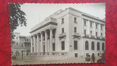 España Malaga Foto Postal Banco De España
