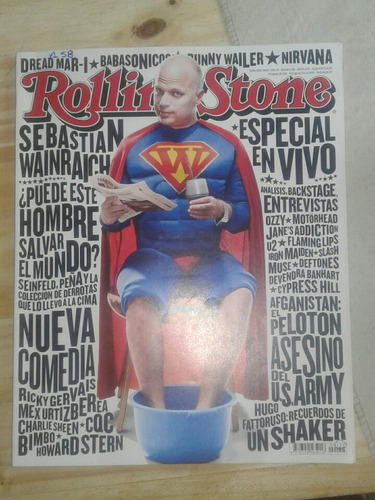 Revista Rolling Stone Gustavo Cerati Iron Maiden N158 2011