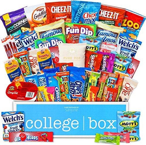 Paquete Deluxe Snacks Cuidado - - Collegebox Papas Fritas, G