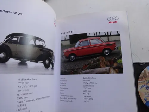 Folleto Antiguo Audi Nuvolari 2006 Nsu Wanderer Horch