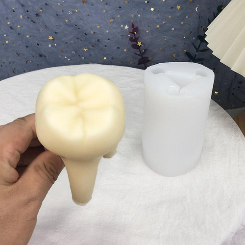 F Moldes De Silicona Con Diseño De Dientes Para Resina