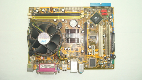 Placa Mãe Asus P5vd2-vm Rev:1.06g + Cpu + Espelho + Cooler