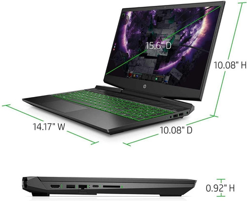 Imagen 4 de 5 de Notebook Hp Gamer I5, 8gb, 256gb, 15.6, Gtx1650 Open Box