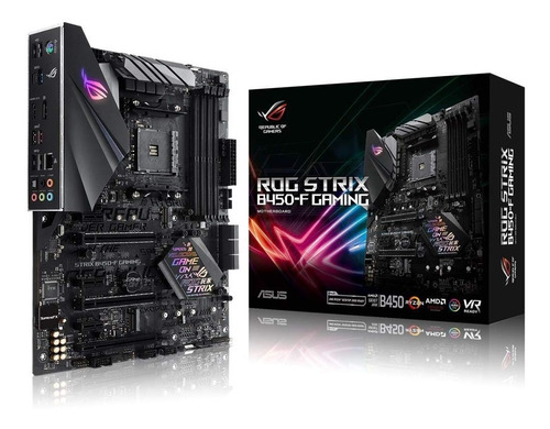 Tarjeta Madre Asus Rog Strix B450-f Gaming Amd Ryzen Am4