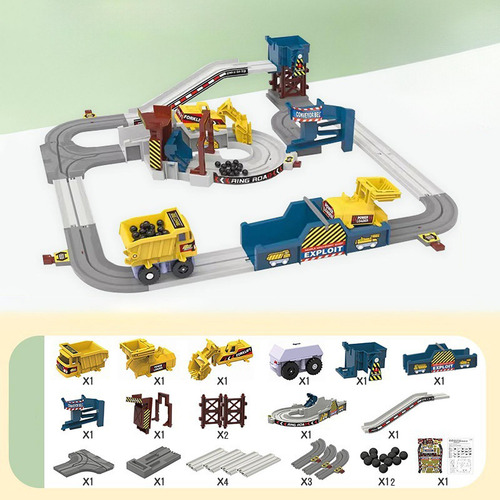 Juego De Tren De Ingeniería, Pista De Carreras De